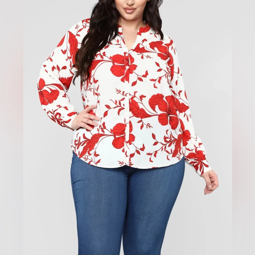 Floral print top - Picture 4 of 7